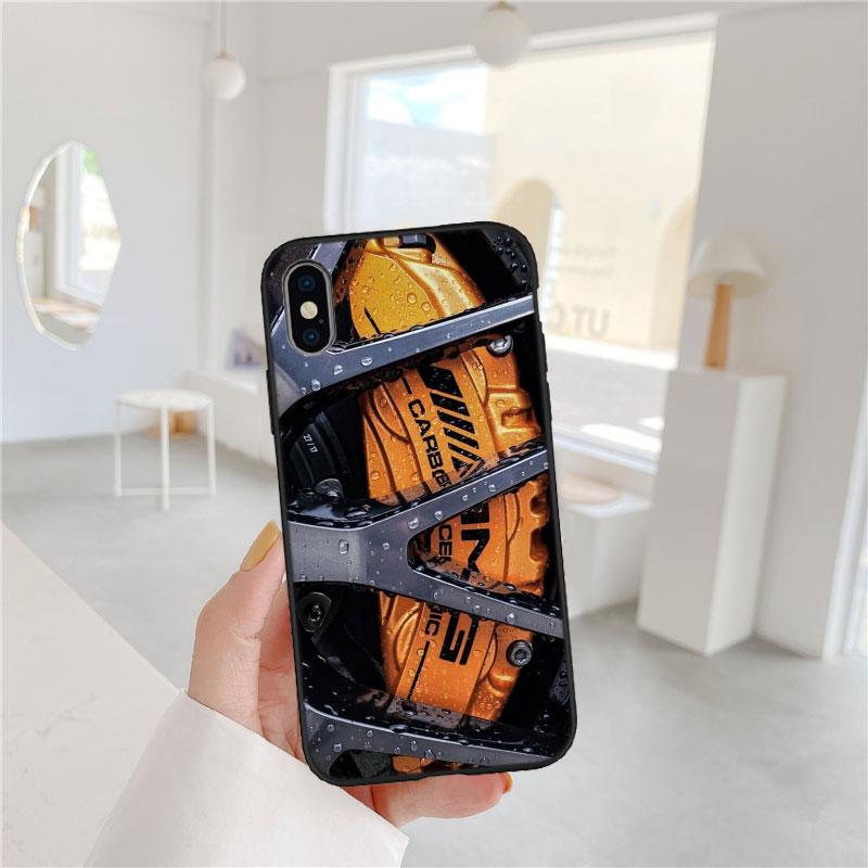 CJ97 Supercar Wheel Car Calipers Phone Case for Samsung Galaxy S20 S21 S22 Ultra FE + Plus A21S A22 A24 A25 A26 A30 A30S A31