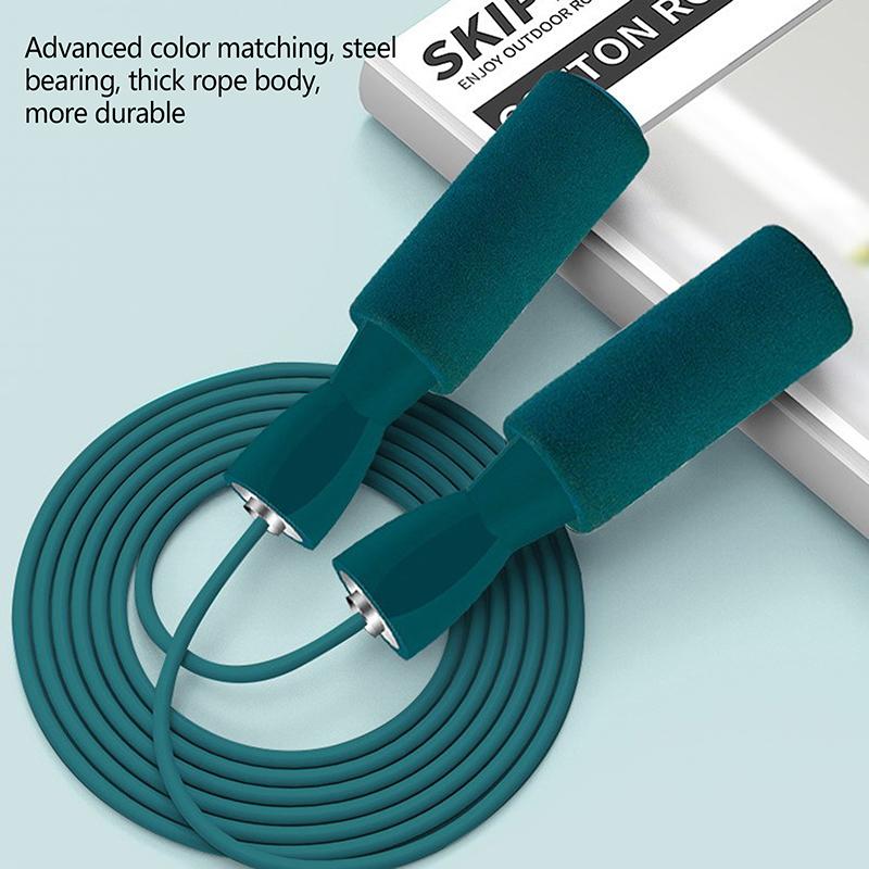 Fitness Skipping Rope Tangle-Free Bearing Jumping Rope Woman Kids Training Pvc Steel Cable Jump Ropes Weight Loss Exercise