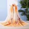 Summer Fashion Digital Scarf Chiffon Bright Color Women's Scarf Printed Scarf