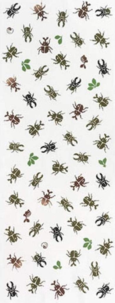 Todaya Shoten Tenugui Beetle and Stag 37 x 98 cm Nashien-zome (Hand Towel) - Beetle, 862, Approx.
