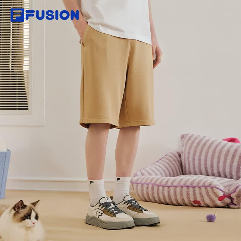 FILA FUSION Men's Cotton Knit Five-Point Shorts