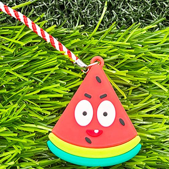 Пластиковый держатель для гольф-ти с защитой от потери, дизайн «пончик», кольцо для гольф-ти с ремешком, мультяшный дизайн фруктов, предотвращение потери ти, аксессуар для гольфа для мужчин и женщин