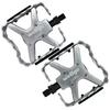 Wellgo Old School BMX MTB Bear Trap 1/2" Bicycle Pedals, Silver, WE3039