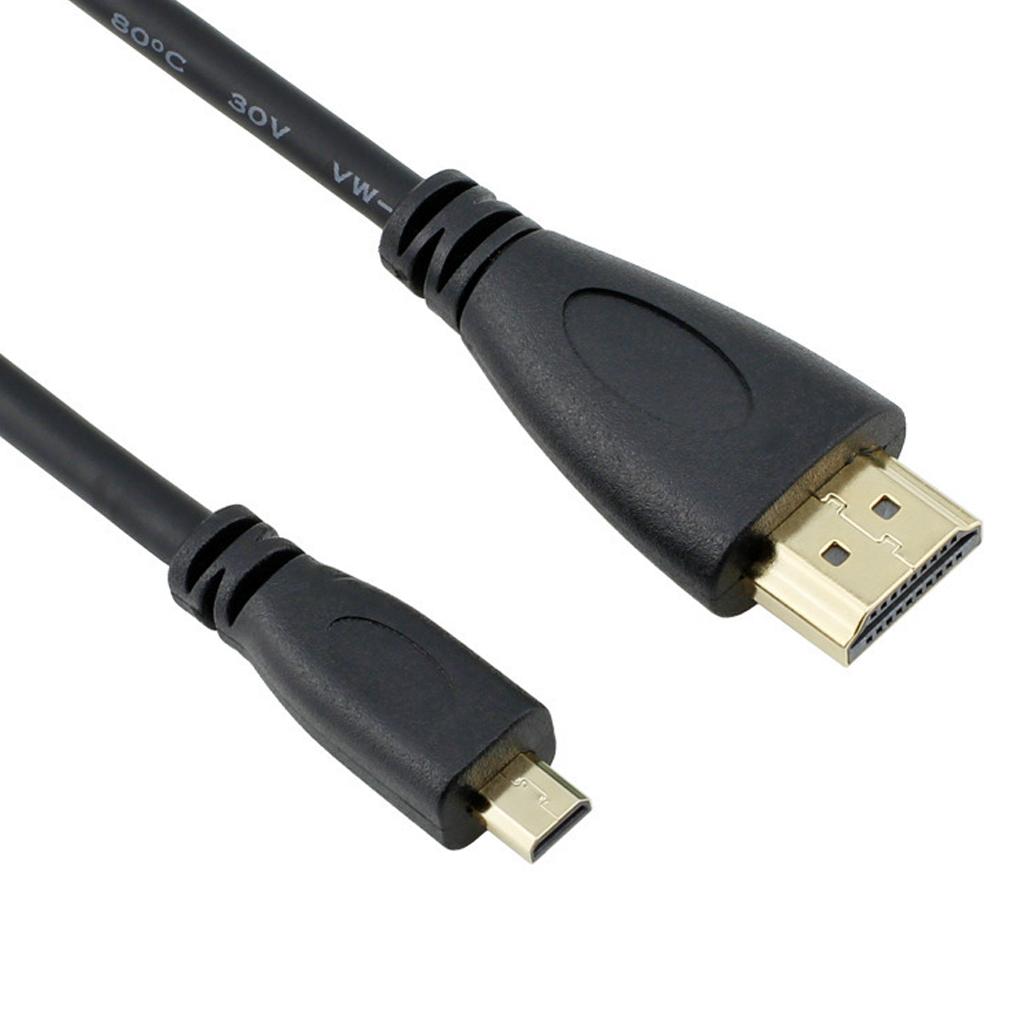 Новый кабель MICRO HD - HD 1,5 м с Ethernet, позолоченный, 1080P для сотовых телефонов