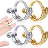 1PC Knitting Loop Adjustable Open Ring Knitted Crochet Ring Crochet Sewing Accessory Tools