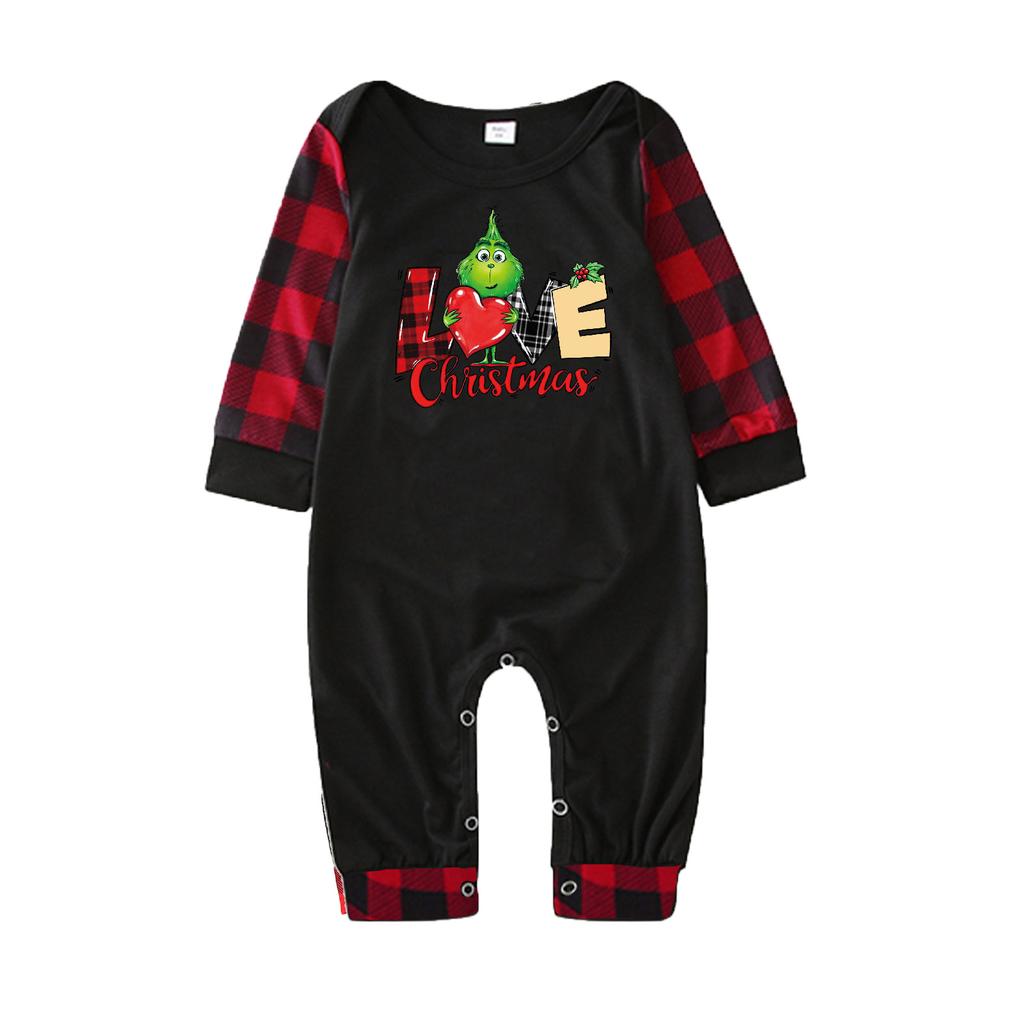 Комплект из топа и брюк с рождественскими принтами для всей семьи Одинаковые комплекты для всей семьи