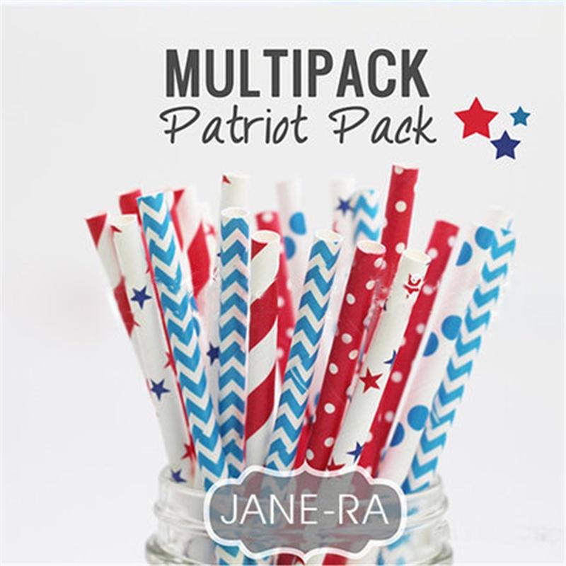 25 шт./компл., бумажные соломинки для украшения вечеринки, разноцветные трубочки для питья на день рождения, свадьбу