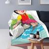 Heidi The Girl From The Alps Blanket Soft Fleece Autumn Warm Flannel Animc Comic Cartoon Throw Blankets for Sofa Bedding Quilt