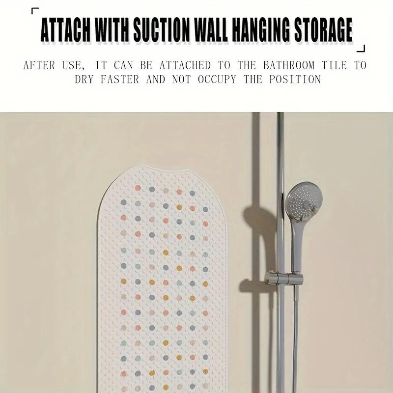 Коврик для ванной KONI из ПВХ, мягкий, для душа, нескользящий, с присосками, массажный коврик для пола, безопасный для детей