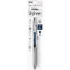 Шариковая ручка Pentel Гелевые чернила Гель Infree 0,4 мм Прозрачный корпус XBLN74TL-CA Сине-черный