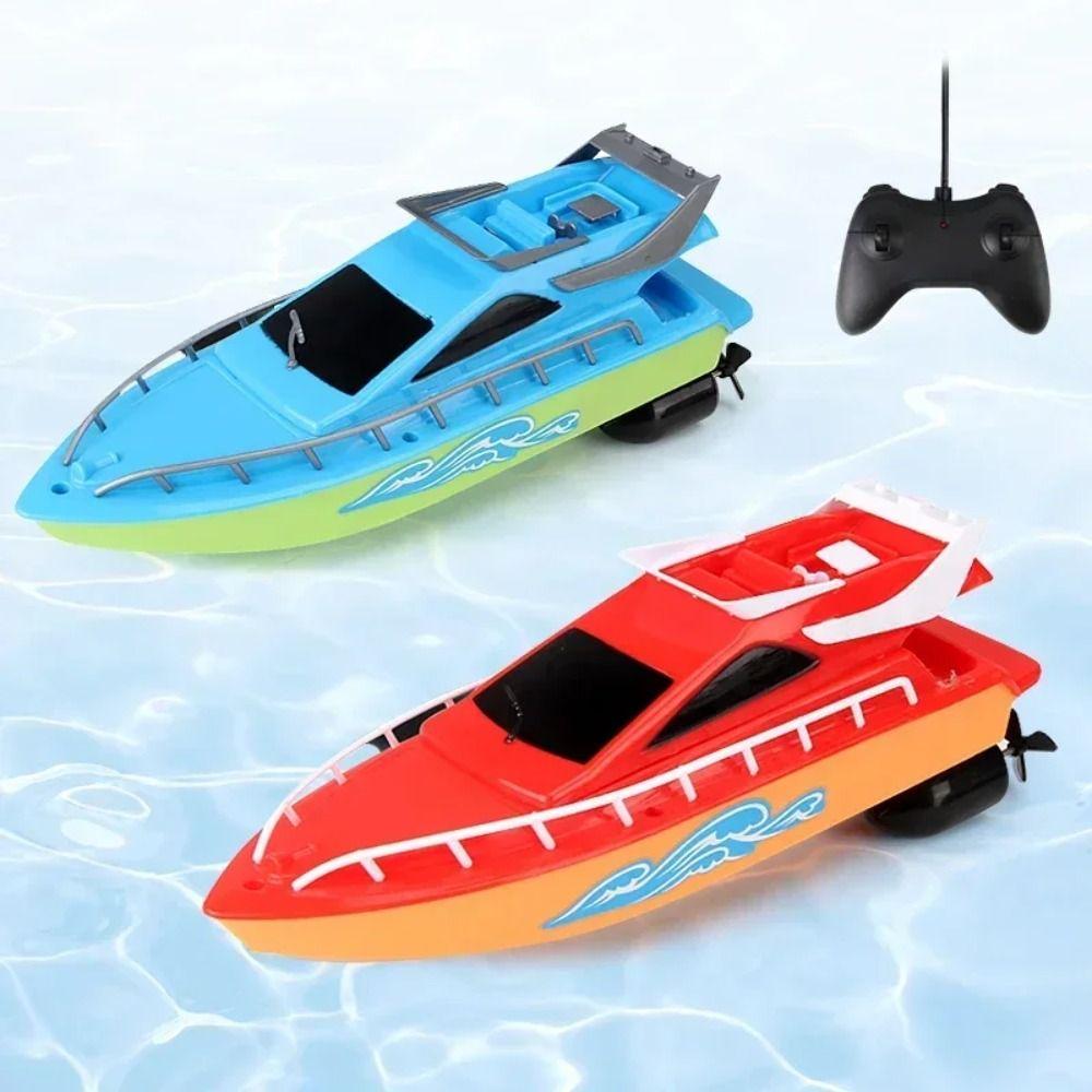 High Speed Electronic Boat Water Play RC Boat Kids Toy Remote Control Speedboat Pools Lakes