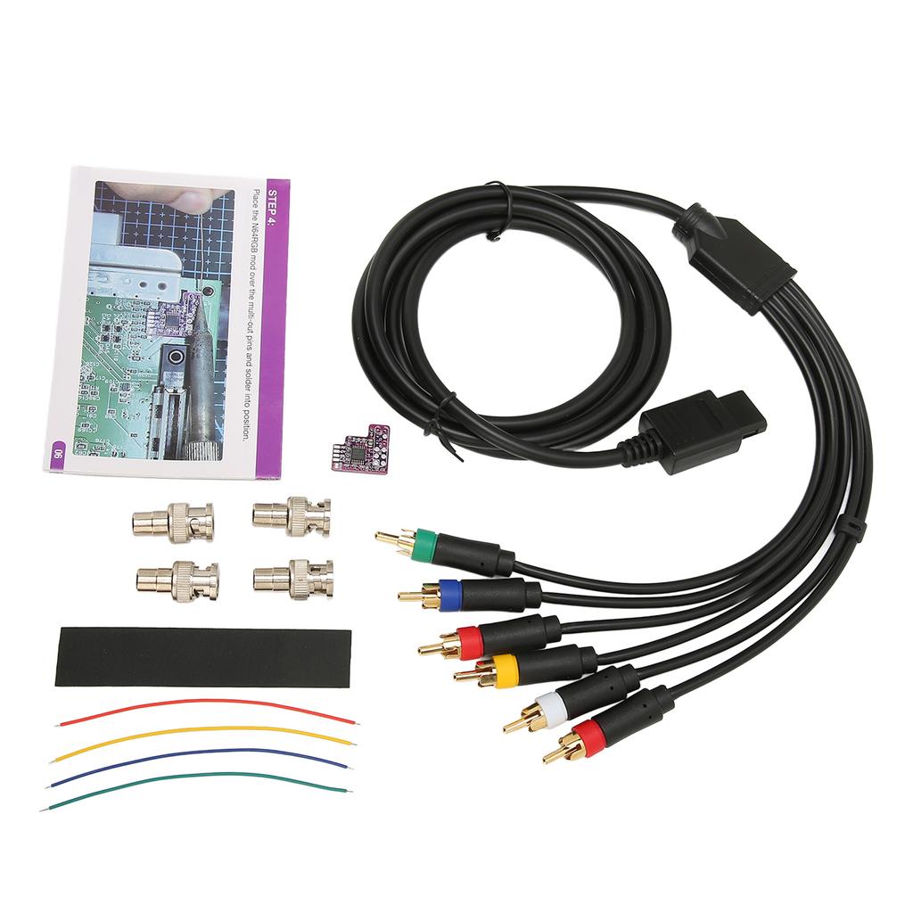 Для N64 RGB Modchip Стабильное четкое изображение Простая установка Замена для N64 NTSC на RGB выход