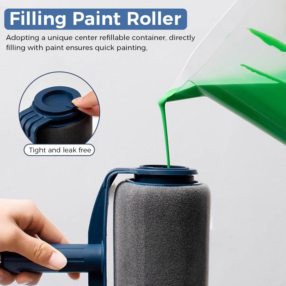 Набор для самостоятельной покраски, многофункциональный домашний декоративный валик для покраски стен, кистей, ручек, инструментов для декора стен и потолков