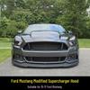 15-17 Ford Mustang Carbon Fiber Supercharged Heat Dissipation Hood