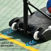 Basketball Stand with Wheels 83x55cm Backboard, Adjustable Hoop Height 156 to 210 cm, Basketball System for Teenagers, for Outdoor Use