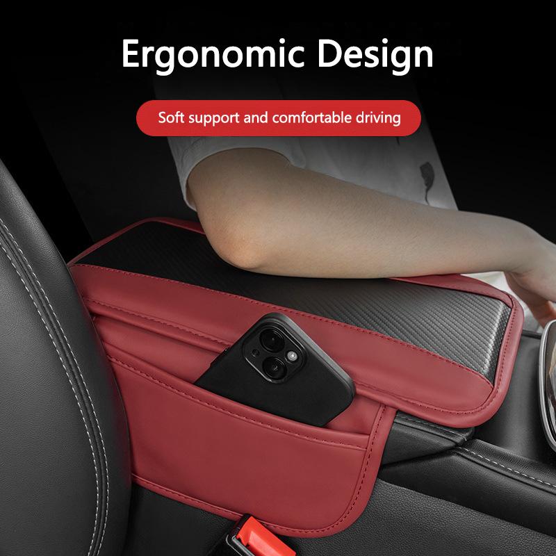 AXSR8 Leather Car Armrest Box Pad Arm Rest Protection Cushion Cover Accessories for Citroen C1 C2 C3 C4 C5 C6 C8 C4L DS3 DS4 DS5 DS5LS