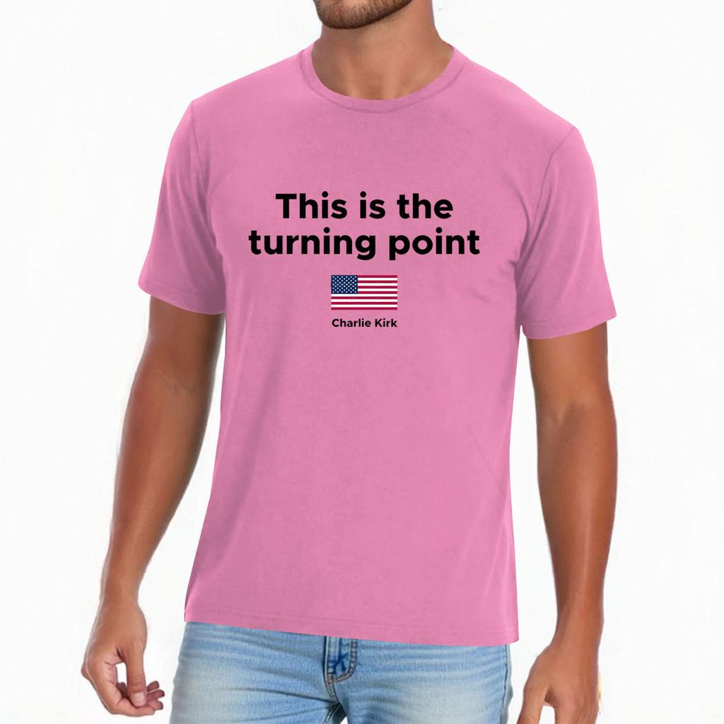 Men's Casual Daily Printed Top Round Neck T-shirt