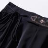Pasite New Chinese Style Retro High-Waist Wide-Leg Leisure Pants