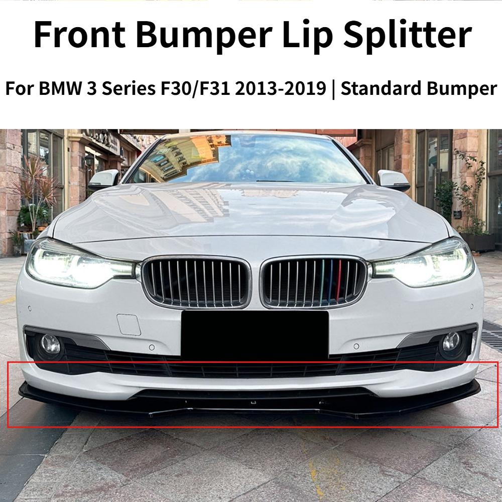 Front Bumper Lip Splitter Chin Spoiler For BMW 3 Series F30 F31 2013-2019 Standard Bumper Exterior Refit Body Kit Accessories