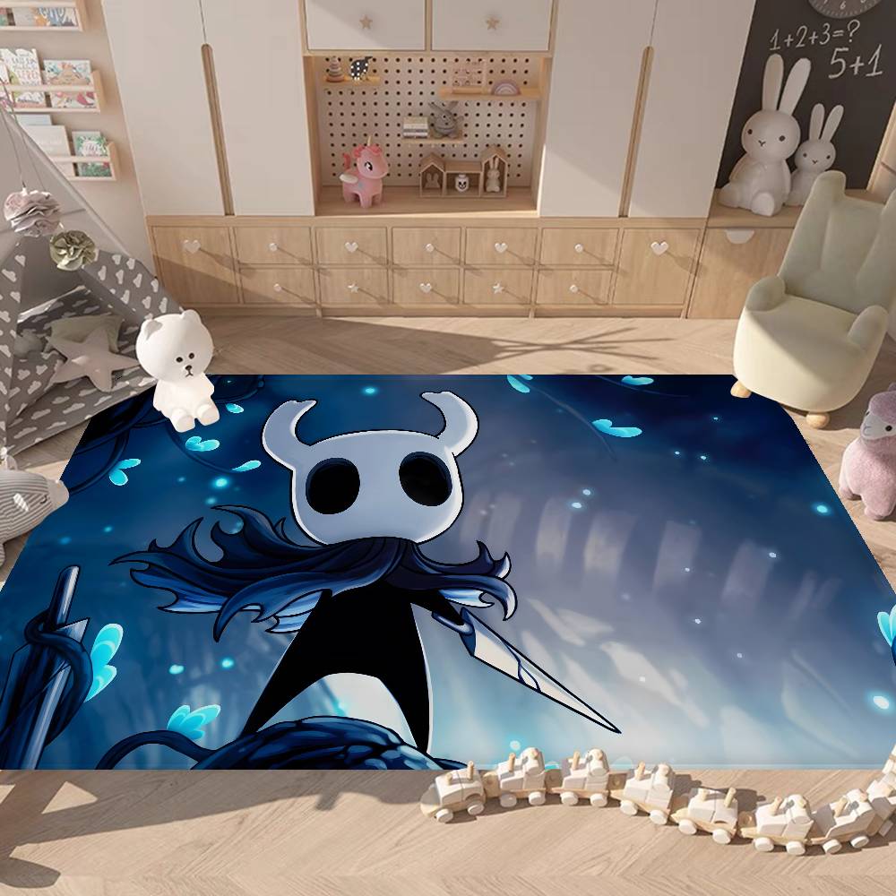 Коврик для комнаты Hollow Knight Аниме Ретро Множественный Выбор Ковер для Гостиной Кухни Нескользящий Коврик-Добро Пожаловать