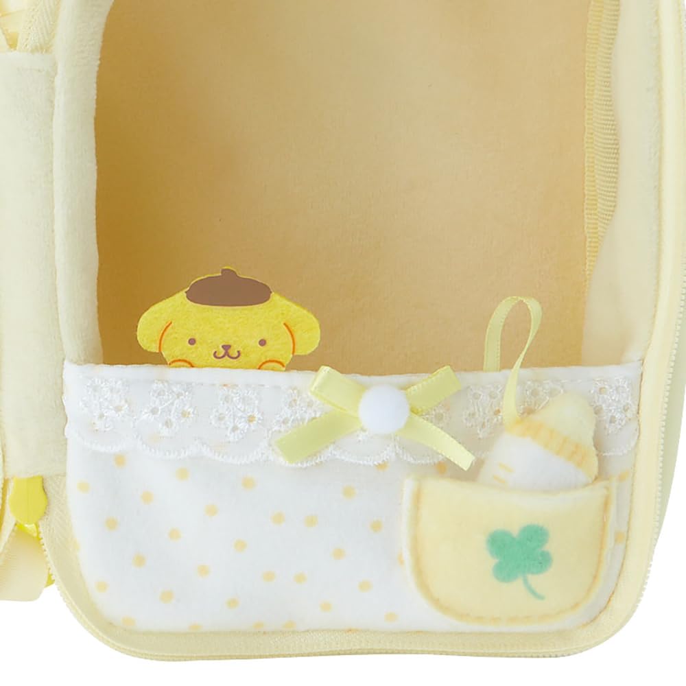 Мягкая игрушка Sanrio POMPOMPURIN с изображением пудинга Enjoy Idol Baby POMPOMPURIN x 12 x 9 см, персонаж 184594 15,5