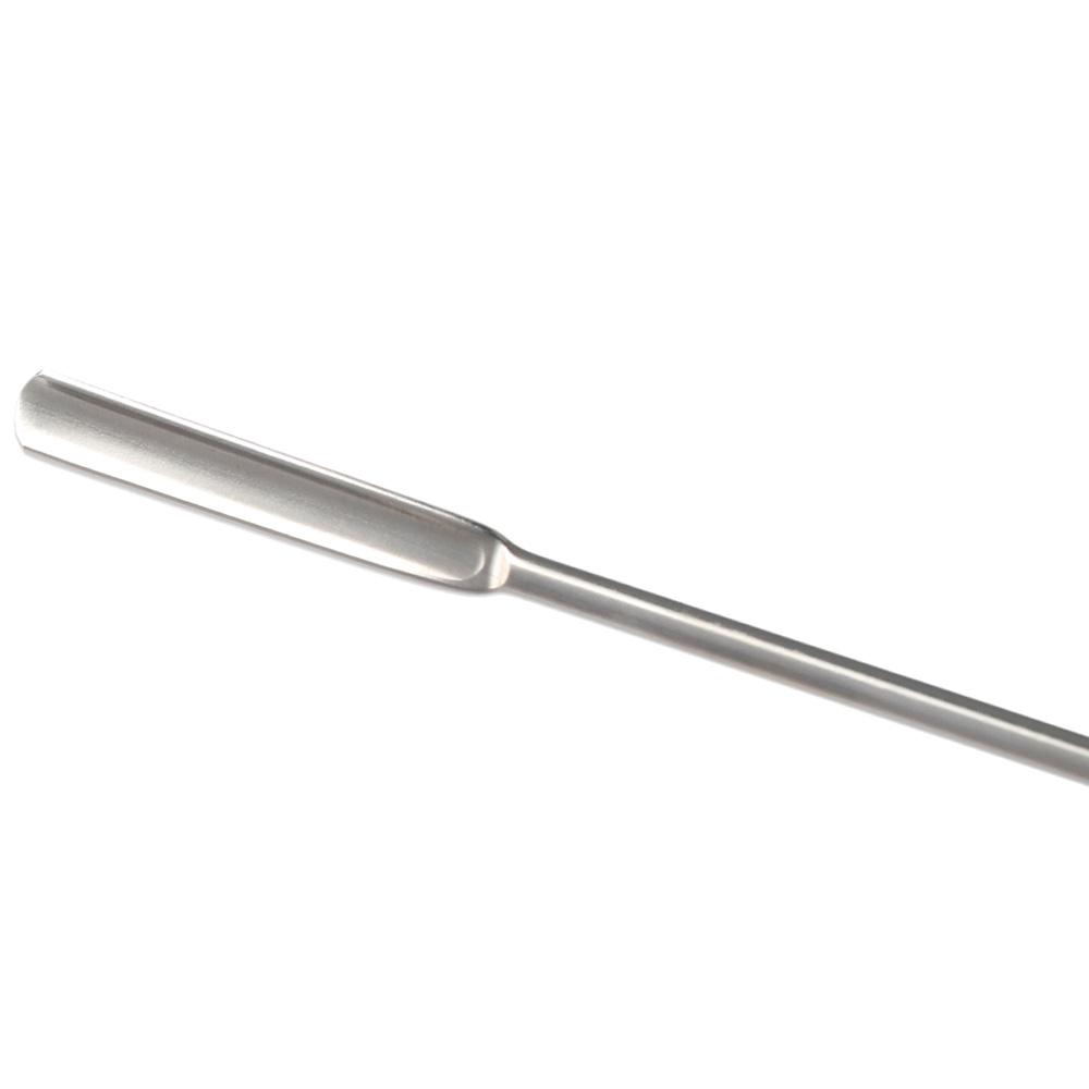 with Vinyl Handle Half Rounded Spoon Stainless Steel Stirring Rod  Cream Foundation Blender