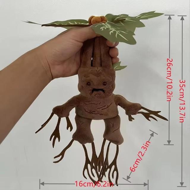 New Mandrake Plush Toy Cartoon Soft Stuffed Anime Plush Doll For Kids Birthday Christmas Gift Home Decoration Fans Collect Gift