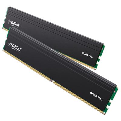 Память Crucial PRO от Desktop 16 ГБ x 2 Ограниченная пожизненная гарантия производителя CP2K16G4DFRA32A Авторизованный дистрибьютор (Сделано Микрон) DDR4-3200 [Отечественная