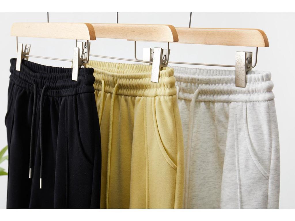 Весна/Лето 2025 Женские Повседневные Спортивные Брюки с Высокой Посадкой и Широкими Штанинами