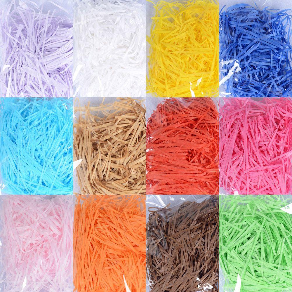Cut Packaging Accessaries Party Decoration Wrapping Supplies Raffia Shredded Paper Gift Box Filler