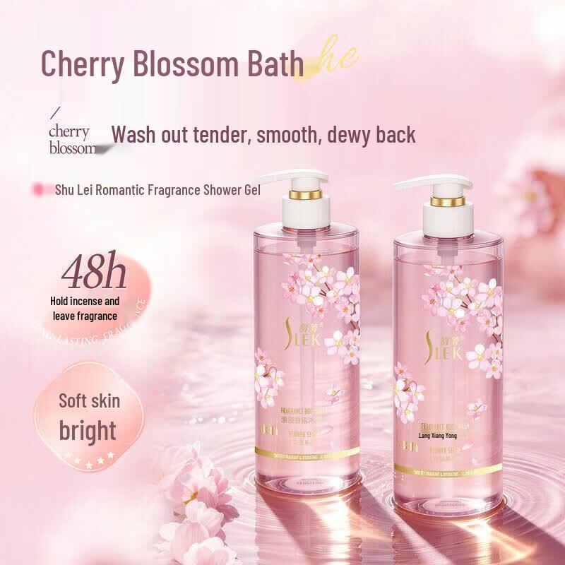 Slek Romantic Cherry Blossom Scented Shower Gel