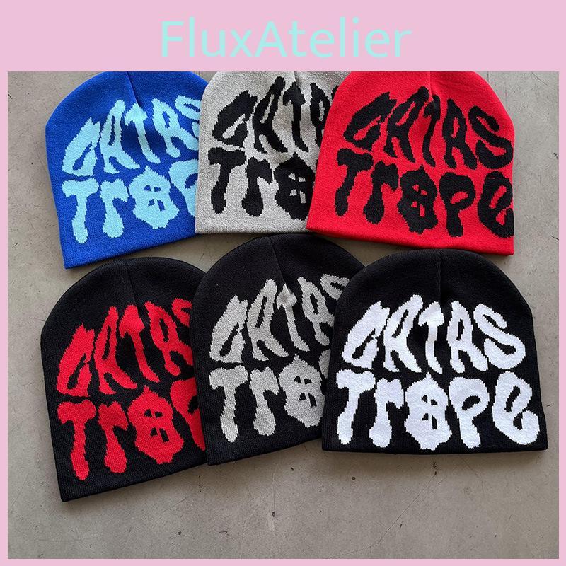 Letter Print Design Knit Hat For Cold Seasons Casual Wear Unisex Fashion