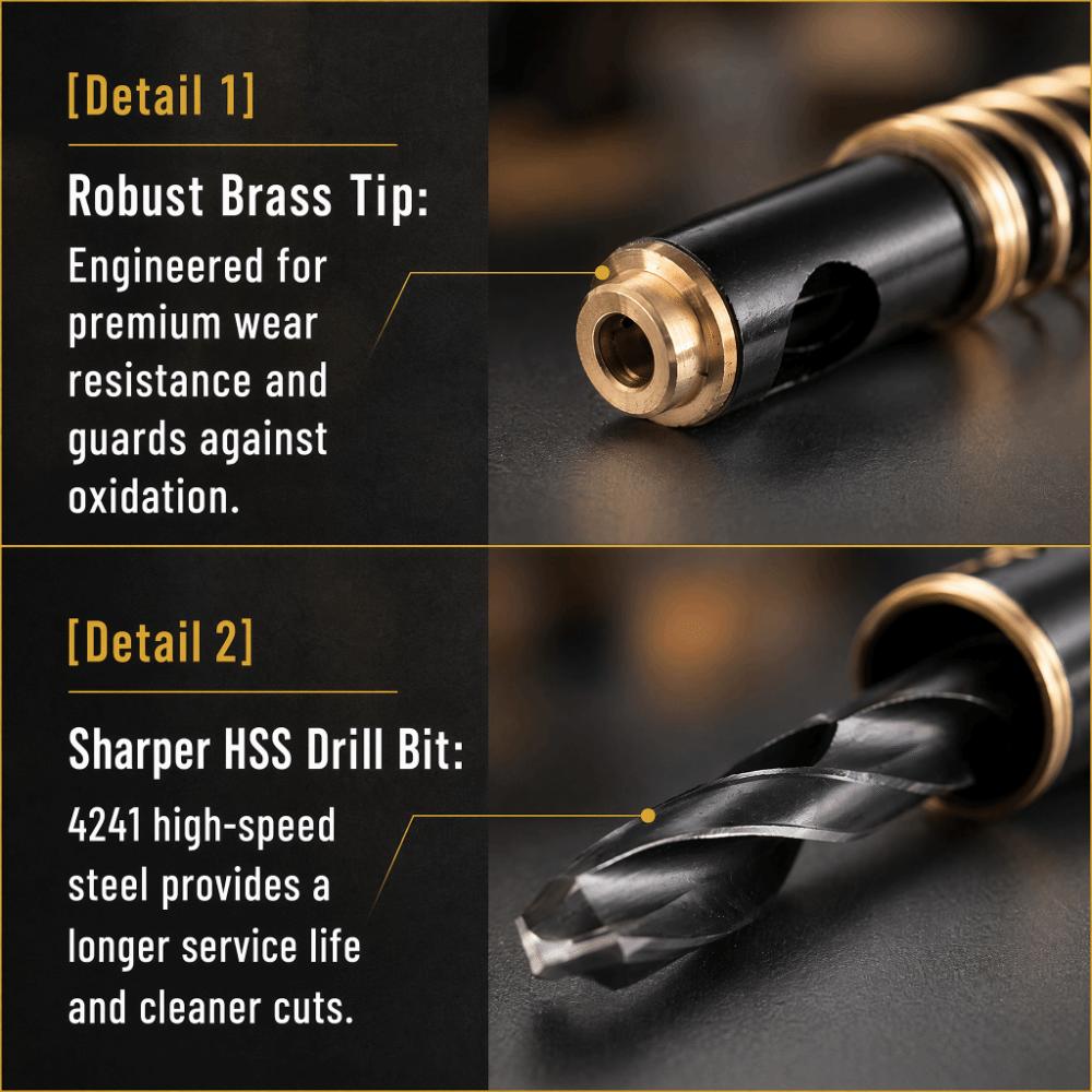 5mm Diameter Self Centering Drill Bit Woodworking Drill Bit For Door Hinge Installation