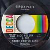 7-дюймовая пластинка RICK NELSON THE STONE CANYON BAND Garden Party 32980 Decca 1972 Канада Рок Б/у