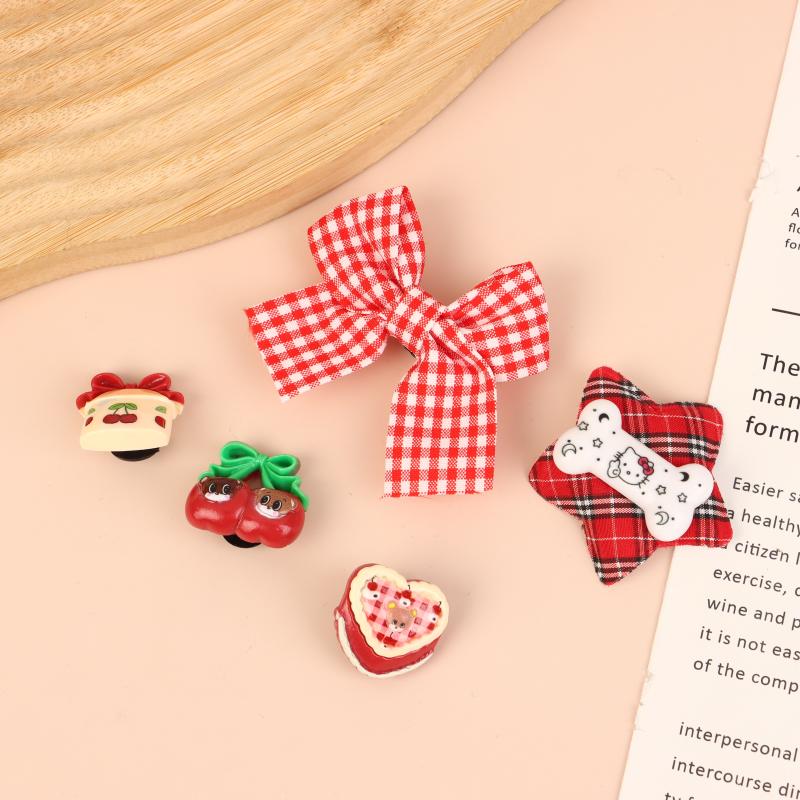 Милая пряжка для обуви в виде торта с вишневыми леденцами, девчачий съемный цветок для обуви, шармы для обуви для обуви с отверстиями, декоративные аксессуары для верха обуви