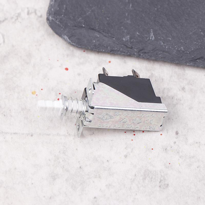 Heater Gear Switch 10A 250V Ac Spst 2 Pins Push Button Power Switch Kdc-A04-88 Since The Lock Kdc-A04