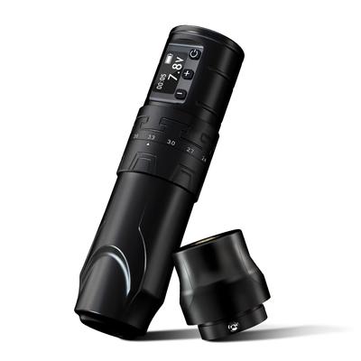 Беспроводная тату-машинка Набор картриджей и ручек с адаптером RCA 2 шт. Батарея Регулируемый ход 2,0-4,2 мм 1500 мАч Бессердечниковый двигатель для лайнера-шейдера