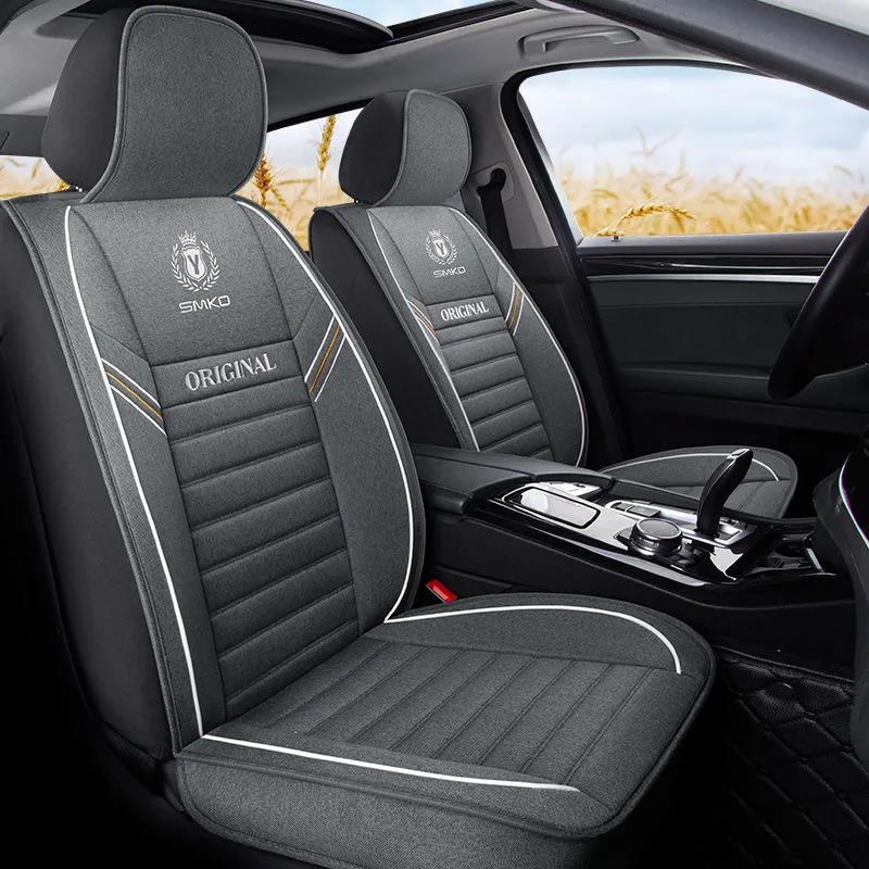 WTEMPO Универсальный чехол на сиденье Four Seasons для автомобиля, внедорожника, автофургона, спортивного автомобиля, пятиместный универсальный набор подушек для автомобильного сиденья