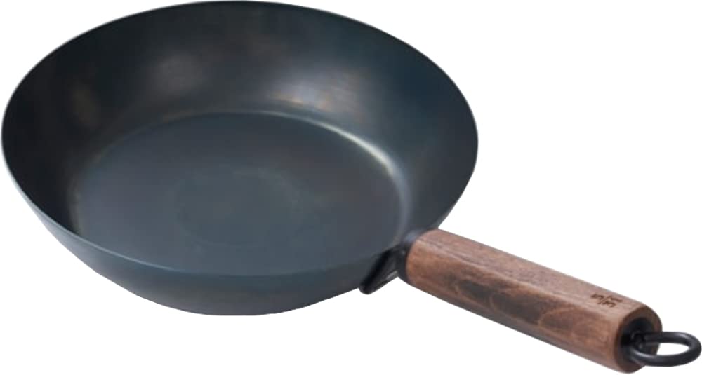 Fujita Metals Lightweight Iron Frying Easy To Handle Even for 26cm Frying Pan for Days When You Are Not Feeling For Use with Gas Walnut Pan, Women,