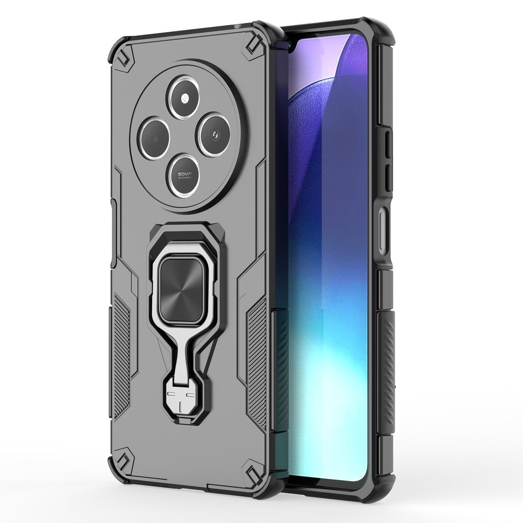 For Xiaomi Redmi 14C 4G Case Rotatable Ring Kickstand PC+TPU Shockproof Phone Cover