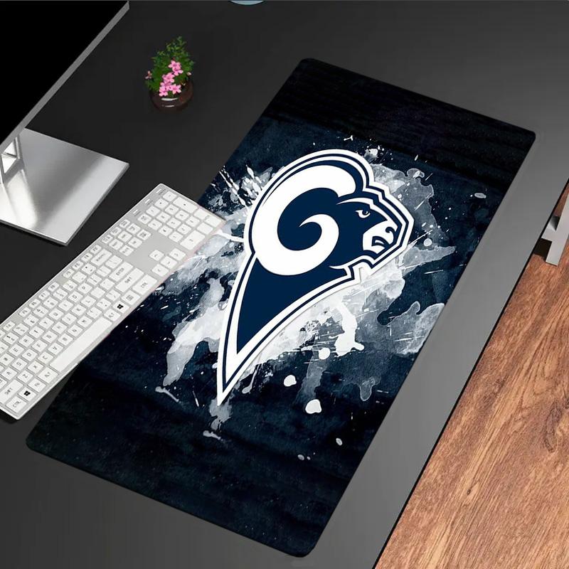 Коврик для мыши Rams Team Spirit, Коврик для мыши, Игровой коврик для мыши, Коврик для клавиатуры, Декор для стола для компьютера, ноутбука, Подарок для фаната, Подарок на день рождения