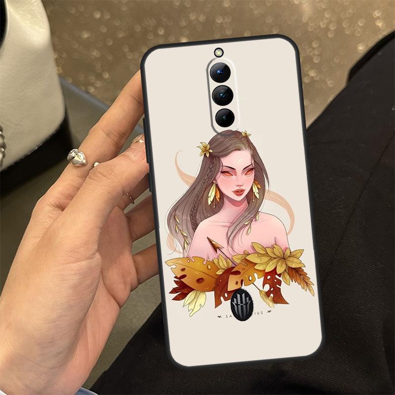 Чехол для телефона Horoscope Girl Scorpion Taurus Virgo для Nubia Red Magic 8 Pro Redmagic 5G 5S 6R 6S 7S 8S Pro Plus 6 7 Pro