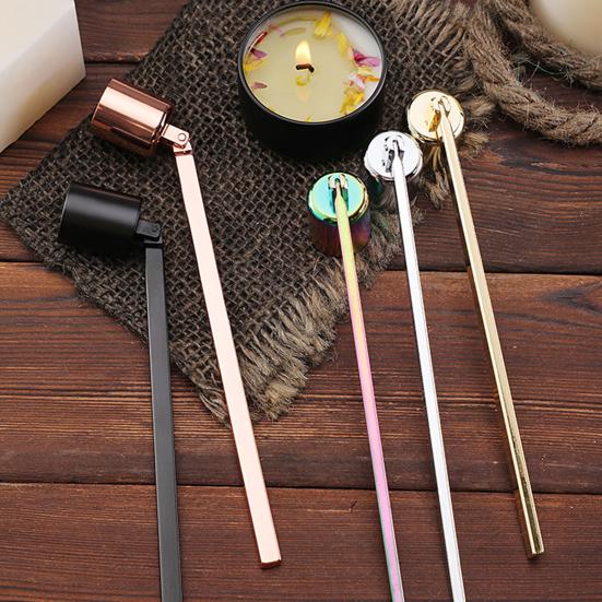 Огнетушитель для свечей, устойчивая к ржавчине крышка фитиля из нержавеющей стали, гашение пламени свечи, простой инструмент для ароматерапии для дома, свадеб, вечеринок, свеча