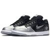 Supreme x Nike Dunk SB Low QS Metallic Silver Унисекс Кроссовки Черные CK3480-001
