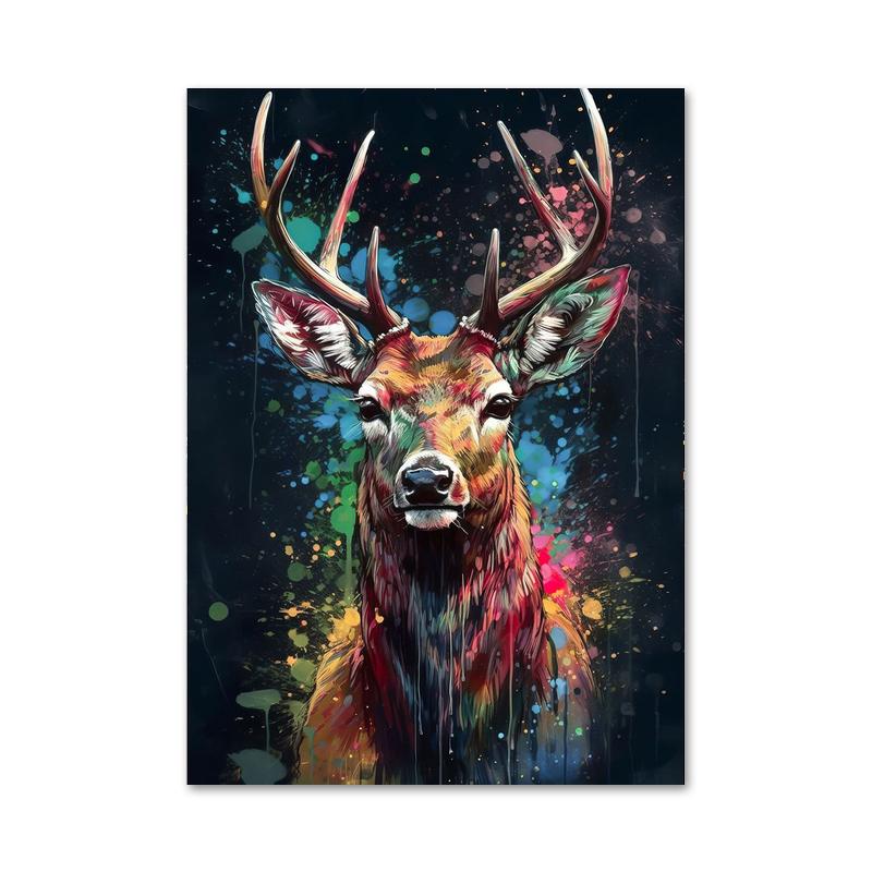 Абстрактное животное обезьяна лев тигр портрет акварель холст картина постер и принты граффити настенное искусство картина для домашнего декора