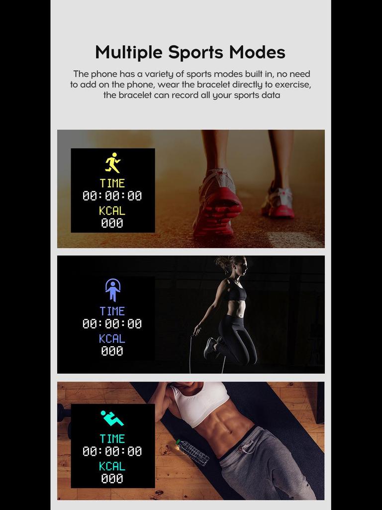 Умный браслет Y68 D20 Macaron — пульс, артериальное давление, отслеживание спортивных показателей, оповещения по Bluetooth