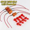 2/4 PCS 25W 50W Car LED Canbus Decoder 8ohm 6ohm Load Resistors for Automobile Turn Signal Lantern License Plate Lamp Resistance