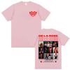 Singer De La Rose Album Tour 2026 Cover Tshirt Unisex Women Fashion Trending Aesthetic T Shirts Casual Cotton Short Sleeve T Shirt