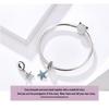 2020 Sterling Silver Starfish Blue Charm Pendant for DIY Bracelets & Necklaces