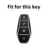 For BYD Song Pro Tang Dmi QIn PLUS MAX Yuan EV Dolphin Seagull Alloy Leather Car Smart Remote Key Case Cover Emblem Accessories